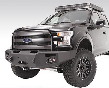 Fab Fours - Fab Fours FF09-H1951-1 Winch Front Bumper Ford F150 2009-2014 - Image 2