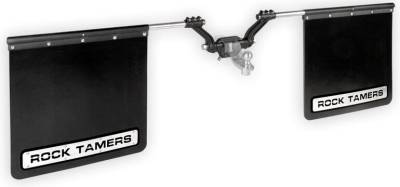 Rock Tamers 00110 Adjustable Mud Flap System for 2.5" Receiver