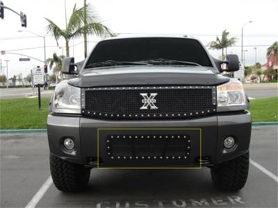 T-Rex Grilles 6727801 X-Metal Series Studded Bumper Grille Insert