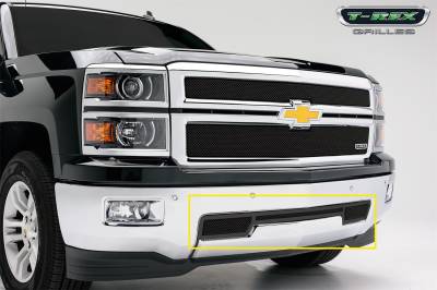 T-Rex Grilles - T-Rex Grilles 52117 Upper Class Series Mesh Bumper Grille Overlay - Image 2