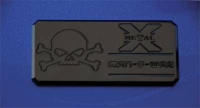 T-Rex Grilles 6800031 X-Metal Series Man-O-War Body Side Badge