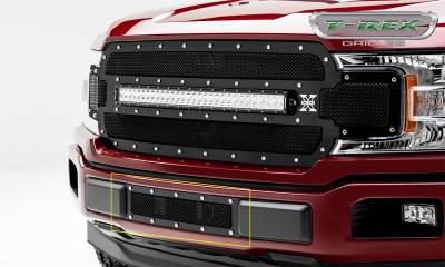 T-Rex Grilles - T-Rex Grilles 6725791 X-Metal Series Studded Bumper Grille Insert - Image 3