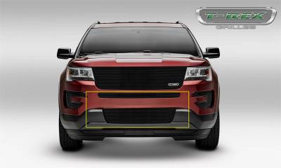 T-Rex Grilles - T-Rex Grilles 25664B Billet Series Bumper Grille Insert - Image 2