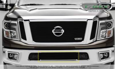T-Rex Grilles 25785B Billet Series Bumper Grille Overlay