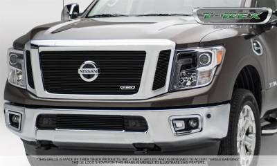 T-Rex Grilles - T-Rex Grilles 25785B Billet Series Bumper Grille Overlay - Image 2