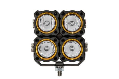 KC HiLites - KC HiLites 1280 KC Flex Quad LED Combo Beam System - Image 5