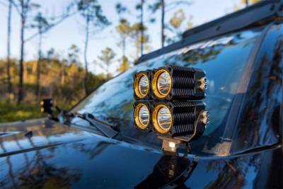 KC HiLites - KC HiLites 1280 KC Flex Quad LED Combo Beam System - Image 9