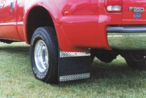 Ford Diamond Plate Dually Mud Flaps