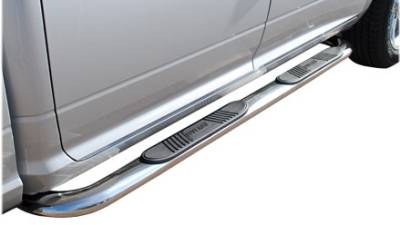 Luverne 440752 4" Stainless Steel Oval Nerf Bars Toyota Tundra Double Cab 2007-2012