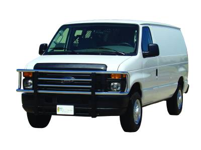Go Industries 77531 Chrome Big Tex Grille Guard Ford Econoline Van E150/E250/E350/E450/E550 2008-2014