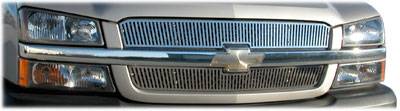 Luverne 230512 Vertical Stainless Steel Grill Insert 2006-2007 Chevy Silverado 1500/1500HD/2500 Stainless Steel Body Style