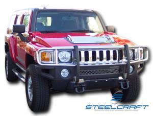 Grille Guards - Black - Hummer