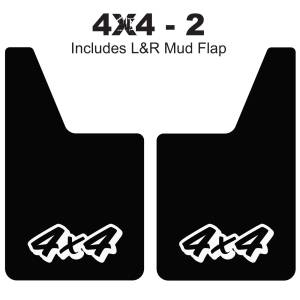 Proven Design - Classic Series Mud Flaps 20" x 12" - 4 X 4 Mud Flaps Logo 1