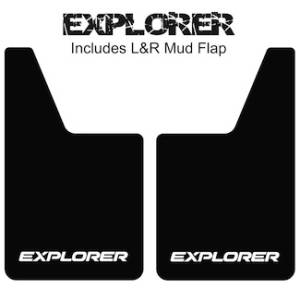 Proven Design - Classic Series Mud Flaps 20" x 12" - Explorer Mud Flaps Logo