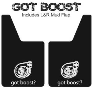 Proven Design - Classic Series Mud Flaps 20" x 12" - Got Boost Mud Flaps Logo 1