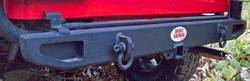 Body Armor YJ-2993 Rear Bumper with Swing Arm Post Jeep Wrangler YJ