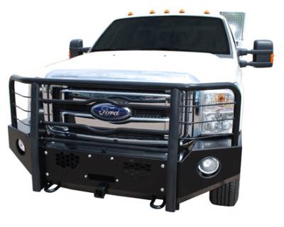 Luverne 180822 Black Defender Series Front Bumper Ford HD 2007-2013
