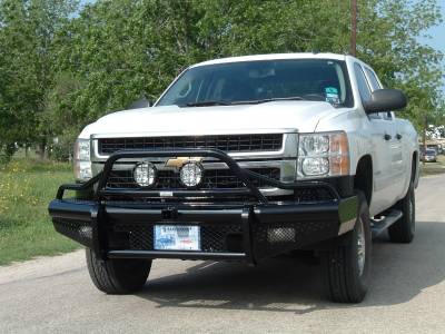 Ranch Hand BTG085BLR Sport Front Bumper Bullnose (15K Winch Ready) GMC 2500HD/3500HD (2007-2010)