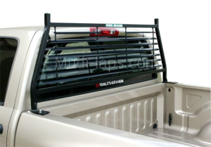Go Industries Headache Racks - Painted Headache Racks (Black & White) - Toyota Trucks