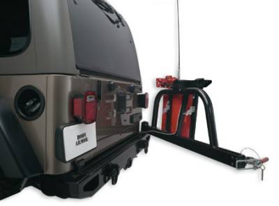 Body Armor JK-2393 Rear Bumper with Swing Arm Post Jeep Wrangler JK