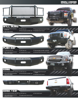 Iron Cross - Iron Cross 24-615-94 Front Bumper with Full Grille Guard Dodge Ram 2500/3500 1994-2002 - Image 4