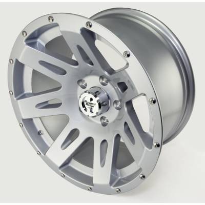 Rugged Ridge 15301.40 Aluminum Wheel 17X9 Jeep Wrangler JK 2007-2010 Silver 12MM Offset 5 On 5