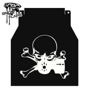 Snow Flaps - Yamaha Snowmobiles - "Gasmask" Logo