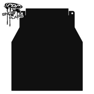 Snow Flaps - Yamaha Snowmobiles - Plain Black