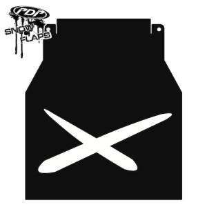 Snow Flaps - Arctic Cat M-Series/X-Fire 2005-2008 - "Extreme" Logo