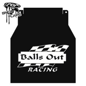 Snow Flaps - Arctic Cat M-Series/X-Fire 2009-2012 - "Balls Out" Logo