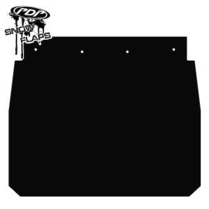Snow Flaps - Ski Doo ZX/S-2000 1992-2003 - Plain Black