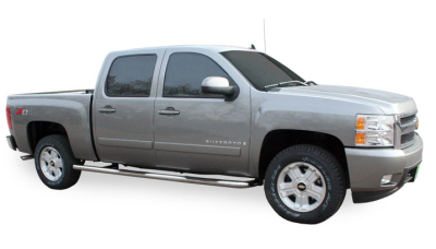 Luverne 460719 3" Stainless Steel Nerf Bars Chevy/GMC Silverado/Sierra Crew Cab 6.5' 1999-2012