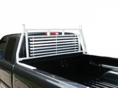 Go Industries 20750FRAME White Tool Box Rack-Frame Only Headache Rack