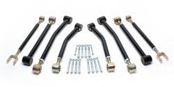 Daystar KU70038BK Suspension Lift FRONT & REAR UPPER & LOWER CONTROL ARM KIT 2007-2012 Jeep JK Wrangler 2WD & 4WD
