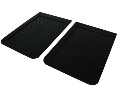 Highland 1007100 18" x 12" Heavy Duty Rubber Truck Mud Flaps Pair