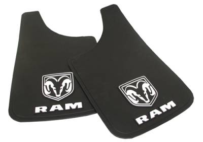 Plasticolor 000509R01 Dodge Ram Mud Flaps Pair 11" x 19"