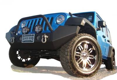 Ranch Hand BHJ071BHR Bullnose Front Bumper Jeep JK Wrangler 2007-2013