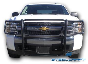 Steelcraft - Steelcraft 50220 Black Grille Guard Chevy Silverado 1500HD/2500/Avalanche 2500 2003-2007 - Image 5