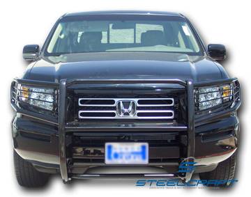 Steelcraft - Steelcraft 55080 Black Grille Guard Honda Pilot (2006-2008) - Image 2