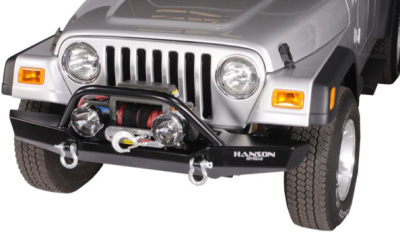 Hanson Offroad JR61202-P Jeep 60" Winch Guard Front Bumper