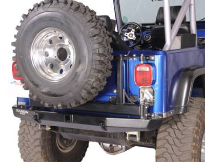 Hanson Offroad JRR4102-P Jeep Spindle Rear Bumper