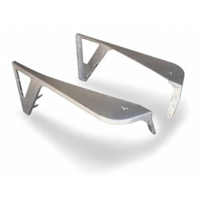 Poison Spyder 14-02-060-ALUM Jeep TJ/LJ DeFender No Flare Aluminum Bare Alum