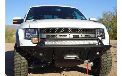 Addictive Desert Designs ADDFB013081150103 Standard Front Bumper with Winch Mount Ford Raptor 2008-2010