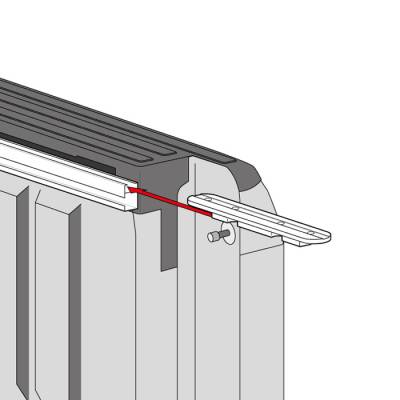 Vantech - Vantech P3510 Aluminum P-Series Ladder Rack Dodge RamBox 2013-2014 - Image 2