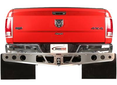 Rockstar Hitch Mud Flaps A1020051 Smooth Mill Chevy/GMC Trim To Fit Flap 2014-Up