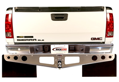 Rockstar Hitch Mud Flaps - Rockstar Hitch Mud Flaps A1020031 Smooth Mill Chevy/GMC Trim To Fit Flap 2007-2013 - Image 3
