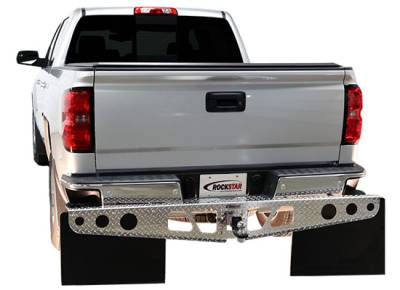 Rockstar Hitch Mud Flaps - Rockstar Hitch Mud Flaps A1020012 Diamond Tread Chevy/GMC 1500 2007-2013 - Image 2