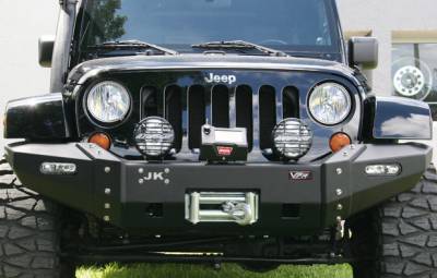 VPR 4x4 VPR-126 Ultima Winch Front Bumper Jeep JK 2007-2015